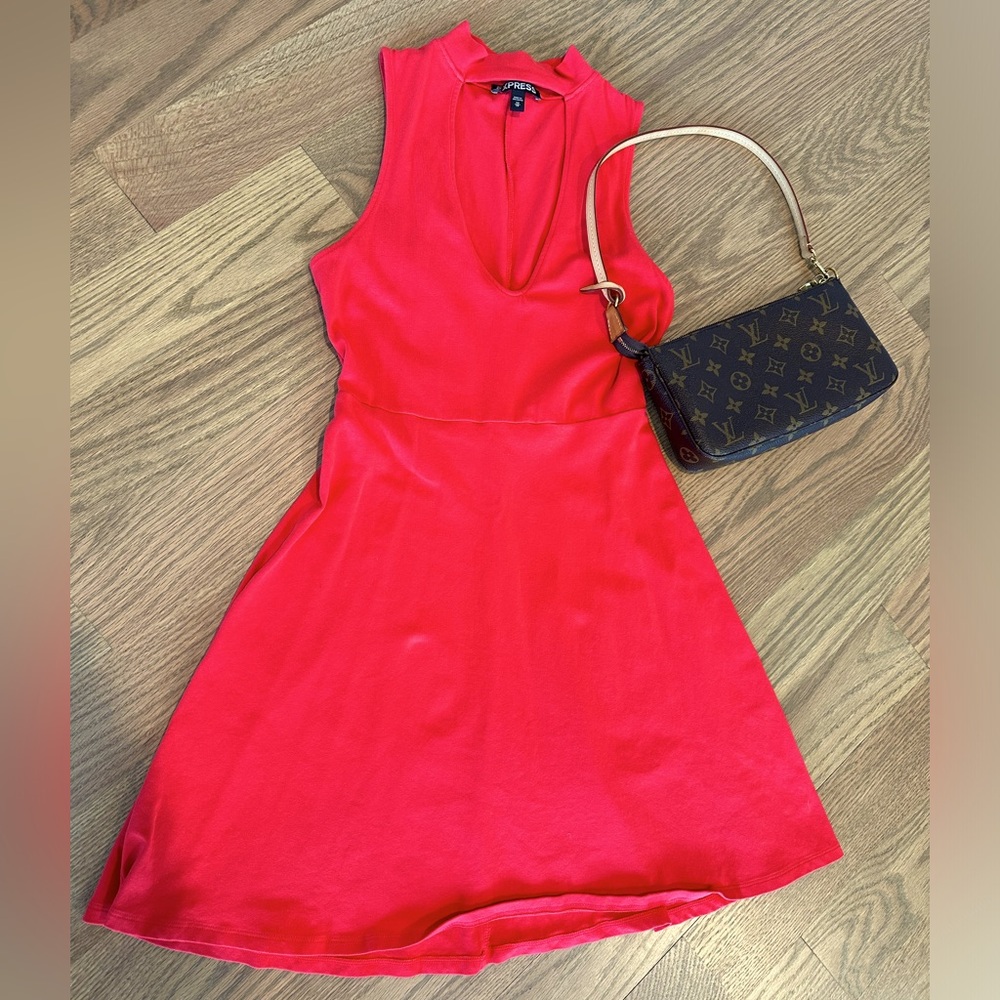 EUC Express Red Mini Dress
